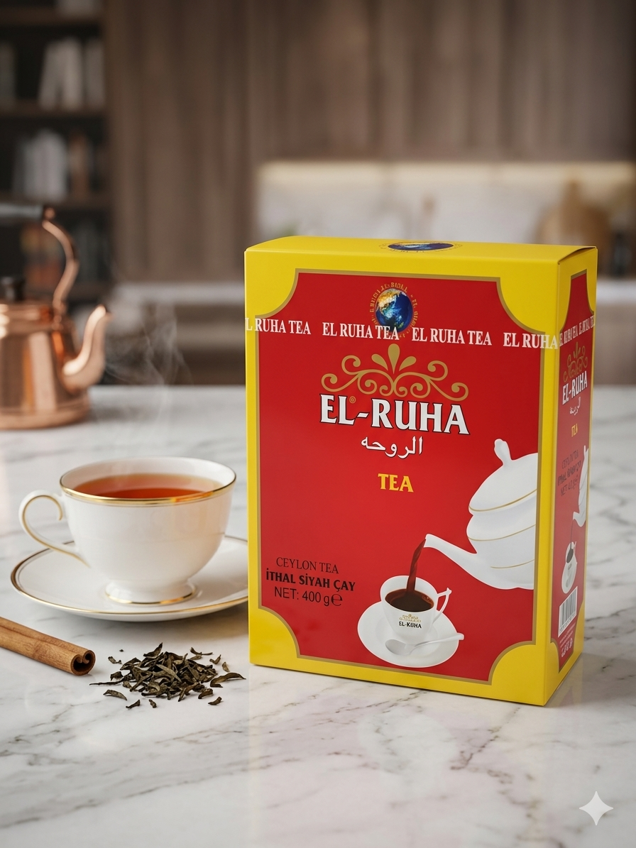 El-Ruha Ceylon Tea İthal Siyah Çay 400 gr
